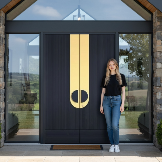 Maple city Door Double Aluminum Door,M-24074