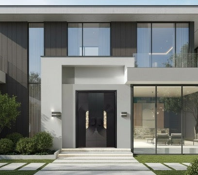 Maple city Door  Double Aluminum Door M-24069