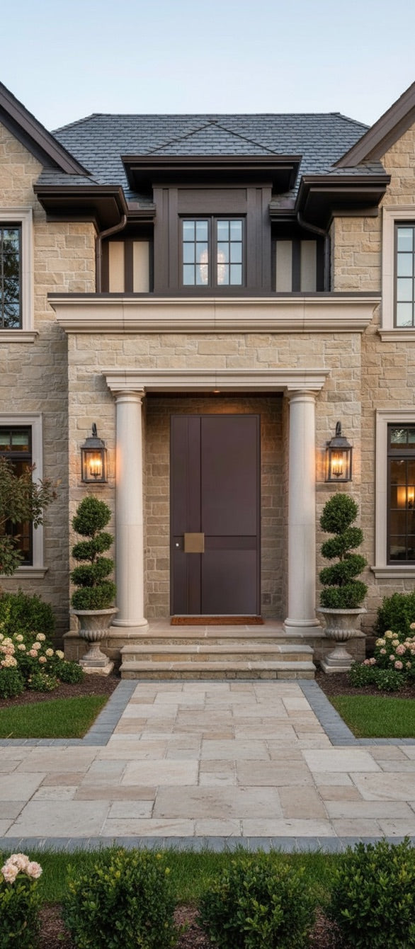 Maple city Door  Single Aluminum Cooper Plate Door, Pivot