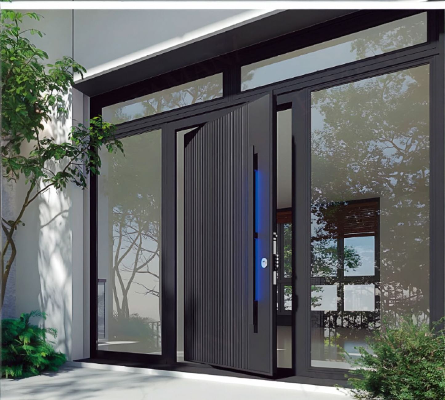 Maple city Door  Single  Aluminum Door, Pivot,M-24013