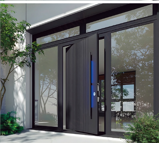 Maple city Door  Single  Aluminum Door, Pivot,M-24013