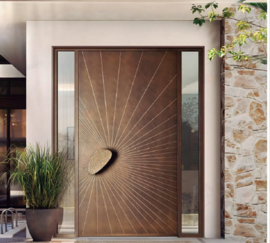 Maple city Door  Single  Aluminum Door, Pivot,M-24011