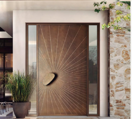 Maple city Door  Single  Aluminum Door, Pivot,M-24011