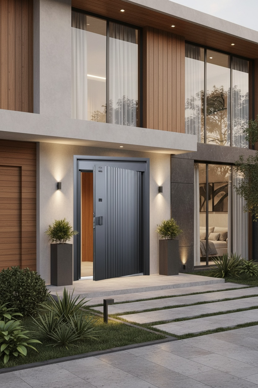 City Maple Door , Single + Inactive Door ,  Model : M 88