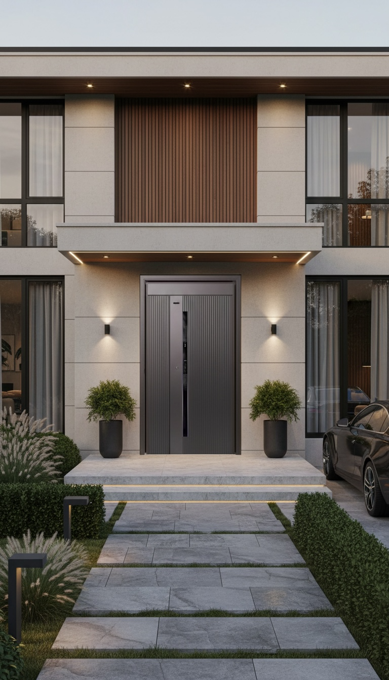 City Maple Door , Single + Inactive Door ,  Model : M 88